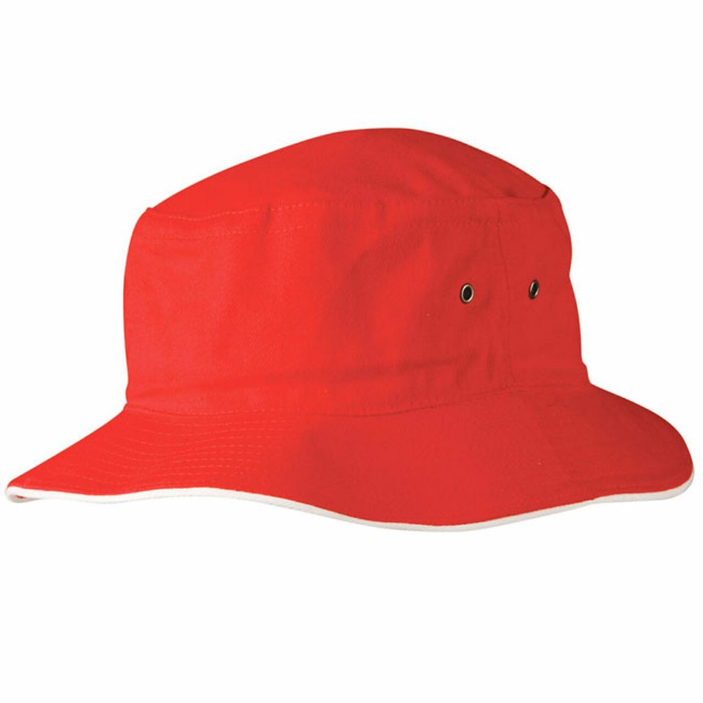 Topi-Bucket-Polos-Warna-Merah